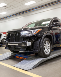 Toyota on vehicle lift | Simi Valley Toyota in Simi Valley CA