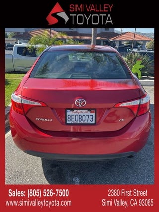 2015 Toyota Corolla LE Plus