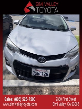 2016 Toyota Corolla S Plus