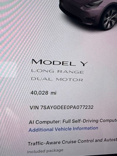 2023 Tesla Model Y Long Range