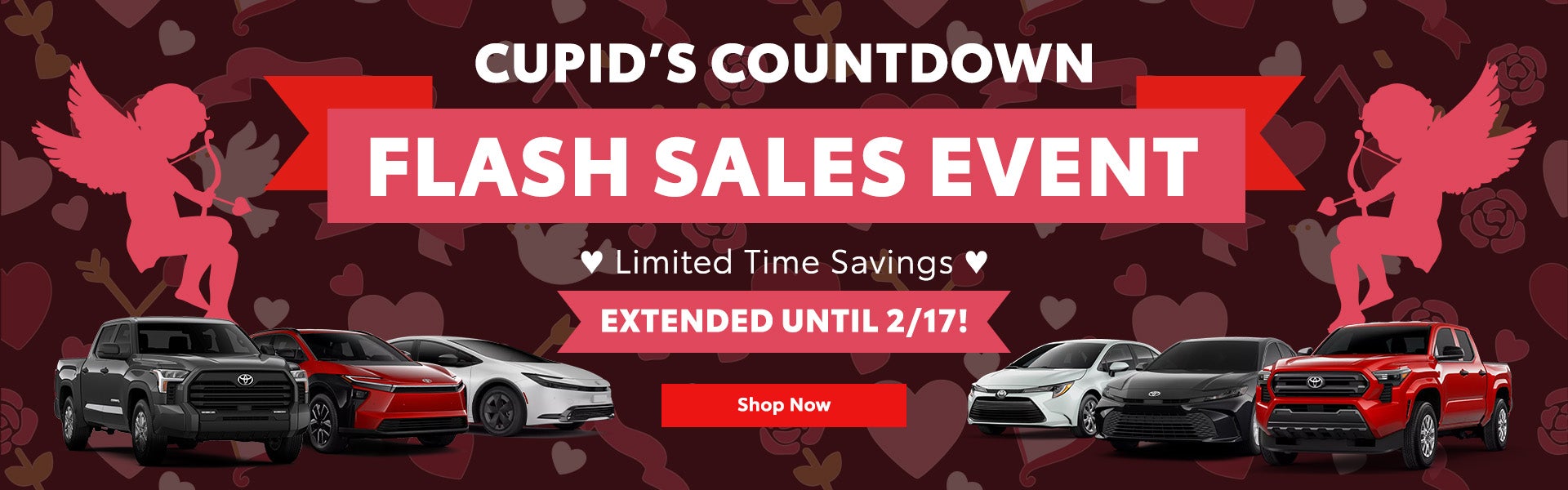 Cupid's Countdown Flash Sales Event