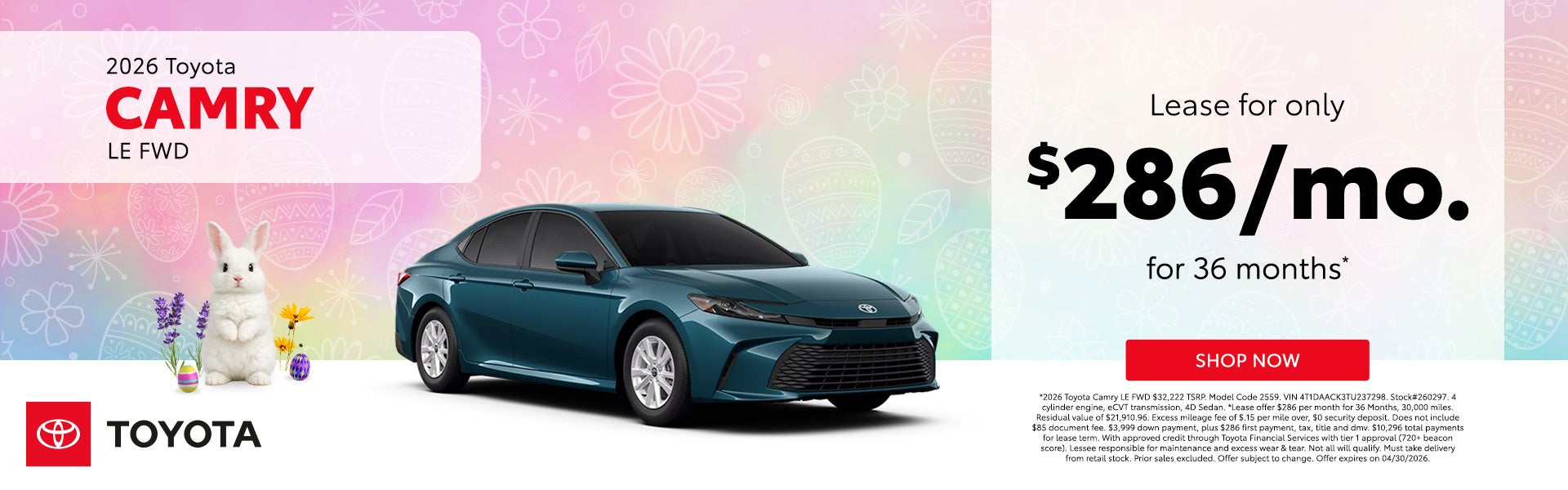 2026 Toyota Camry LE