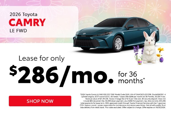 2026 Toyota Camry LE