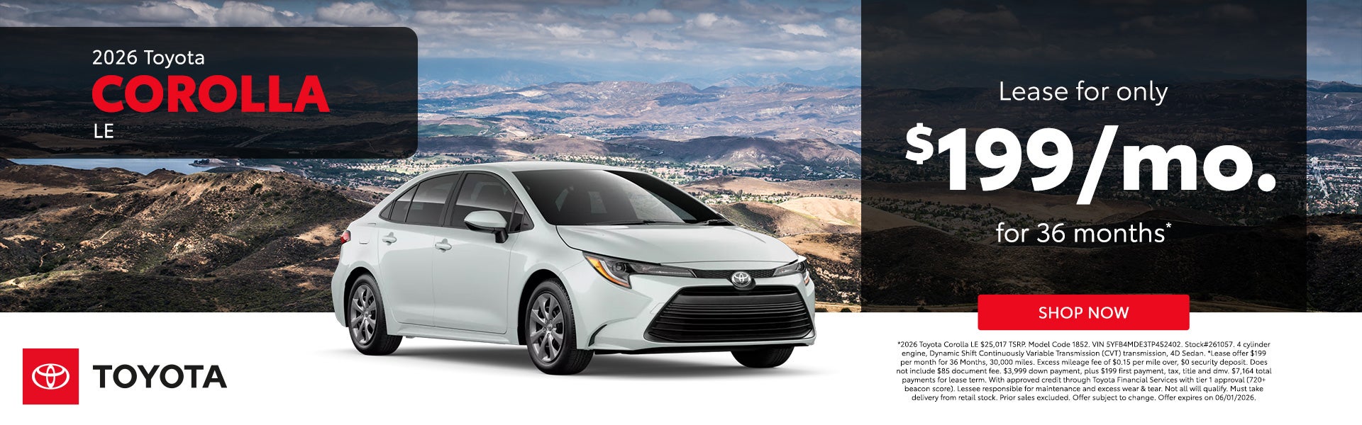 2026 Toyota Corolla LE