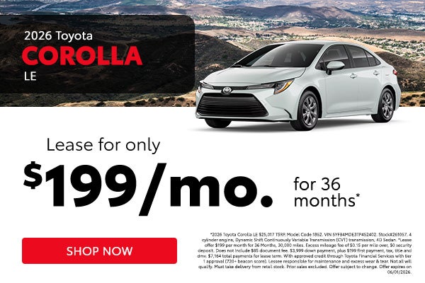 2026 Toyota Corolla LE