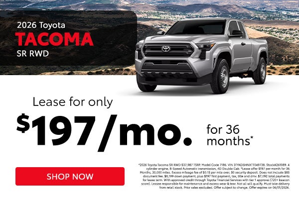 2026 Toyota Tacoma SR RWD