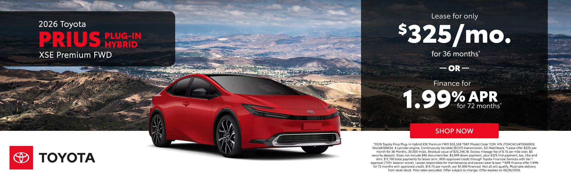 2026 Toyota Prius Plug-In Hybrid
