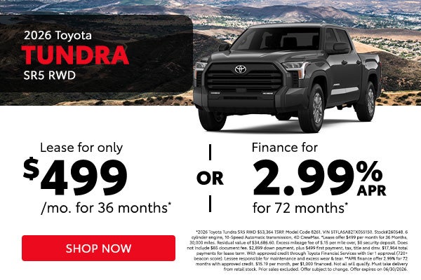 2026 Toyota Tundra SR5