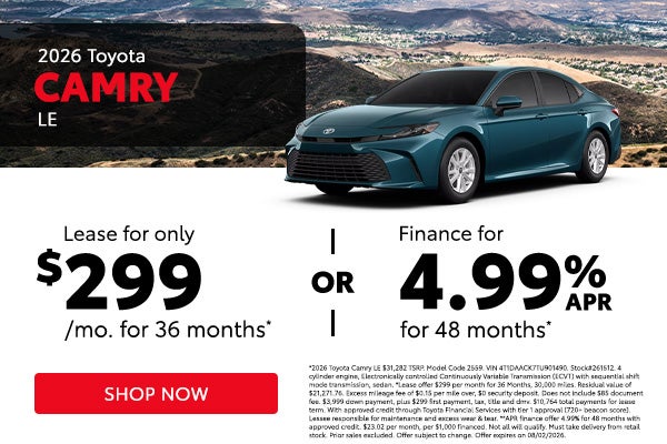 2026 Toyota Camry LE FWD
