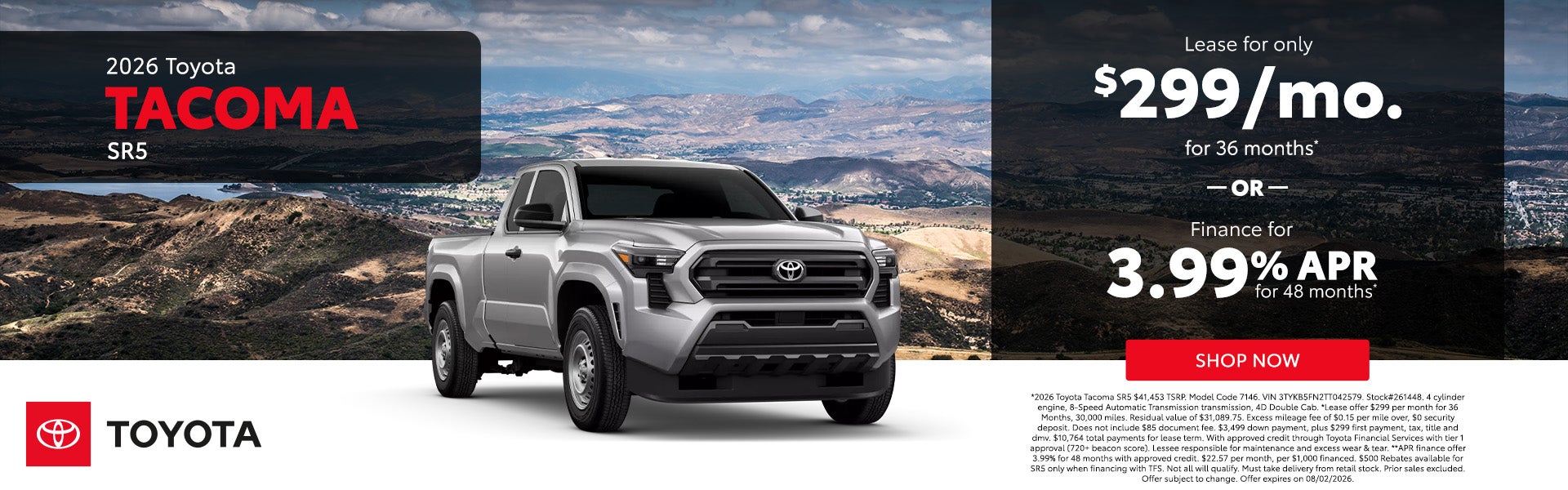 2026 Toyota Tacoma SR5