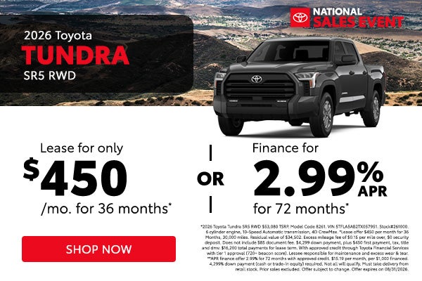 2026 Toyota Tundra SR5 RWD