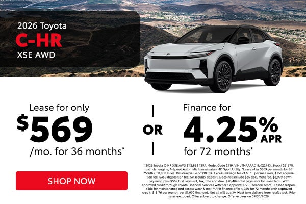 2026 Toyota C-HR XSE