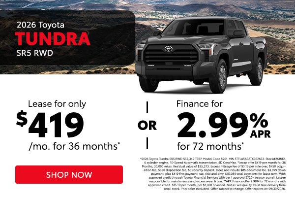 2026 Toyota Tundra SR5 RWD
