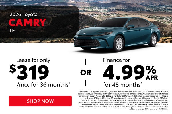 2026 Toyota Camry LE