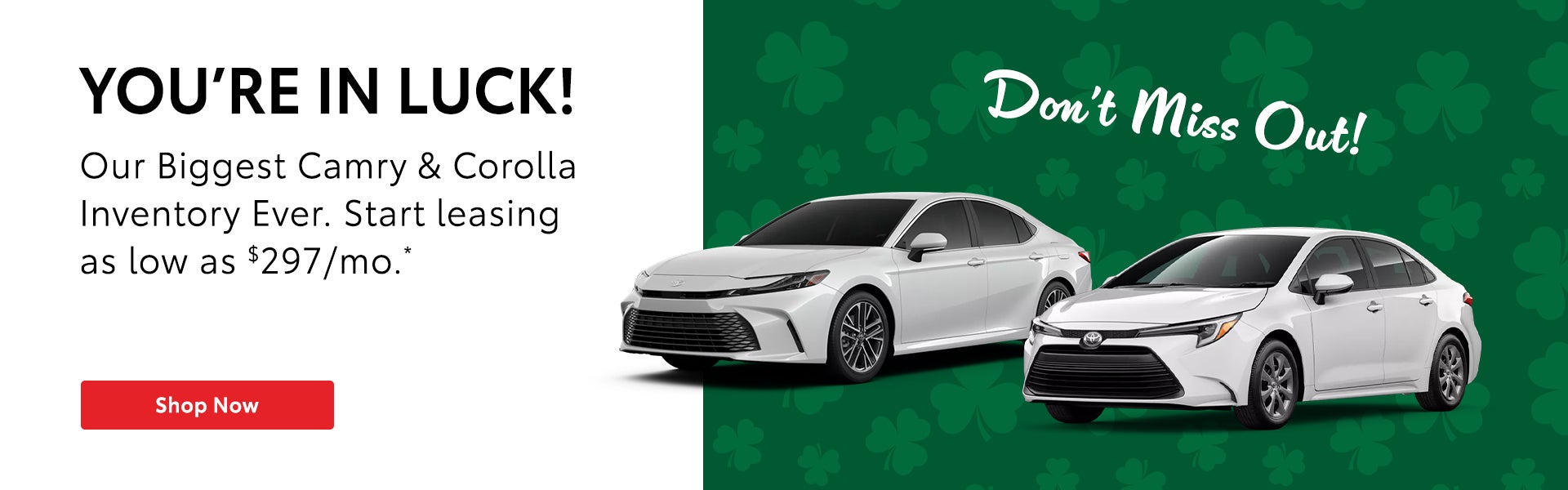 Camry and Corolla Specials