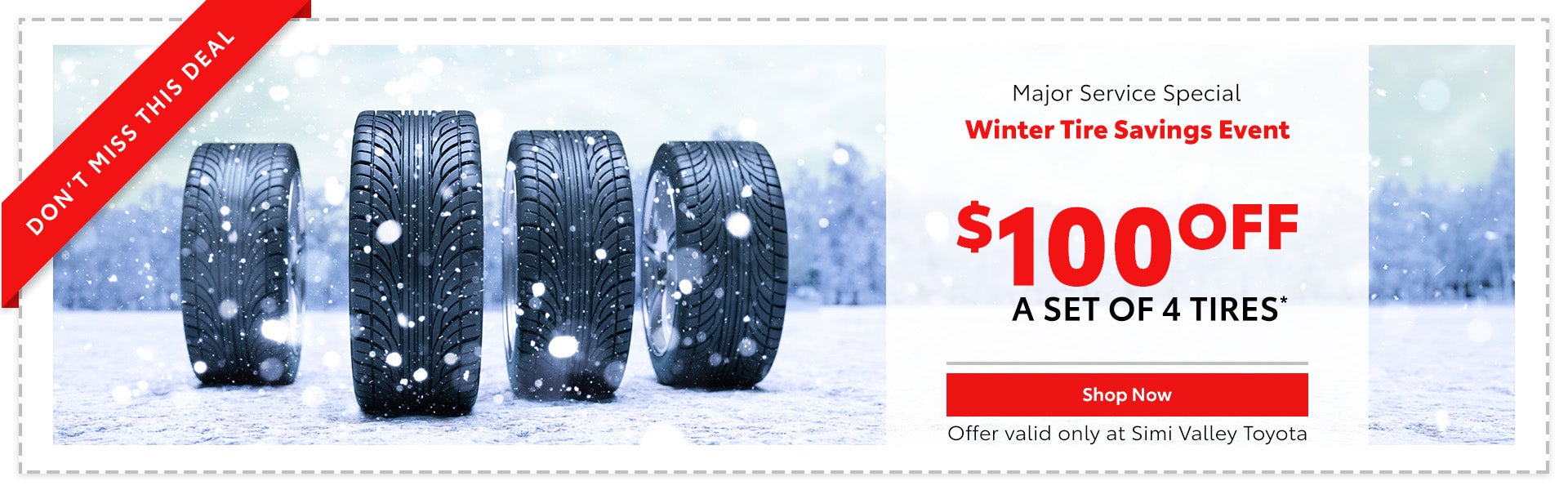 Winter tire savings event