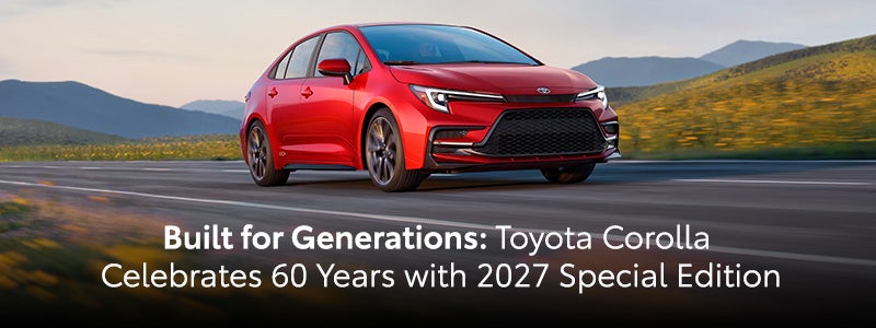 Toyota Corolla Celebrates 60 Years